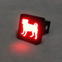 Pug Silhouette LED Hitch Cover - Brake Light - $69.95