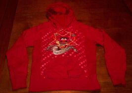 WOMEN'S TEEN JR'S THE MUPPETS ANIMAL PLAYING DRUMS SWEATSHIRT LARGE 11/1... - $24.74