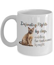 Lawyer Cat Mug, Lawyer Gift, Cuddling Fur Tasticness, Lawyer Mug, Gift For Lawye - £14.74 GBP+