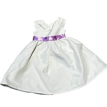 American Girl Doll White &amp; Lilac Fancy Occasion Dress - $19.20