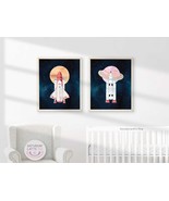Spaceship Wall Art, Outer Space Nursery Decor, Space Planets Art Print |... - $7.00