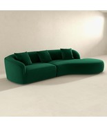 Elijah Japandi Curvy Sectional Sofa (126&quot;) - $37,797.26 MXN