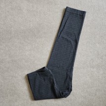 J Jill Ponte Knit Slim Leg Pants Womens Size M Gray Check Stretch - £31.84 GBP