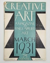 VTG Creative Art Magazine March 1931 The Work of Harold Gilman - £22.29 GBP