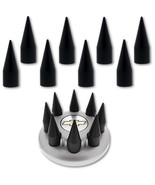 2003-2015 Chevy GMC Full Size Pickup Truck Black Spike Lug Nut Wheel Cov... - €7,79 EUR