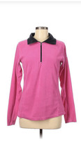 Columbia 1/2 Zip Fleece Pink Jacket Breast Cancer Awareness Logo Sz Medium - £18.95 GBP
