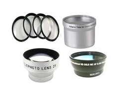 Wide Lens + Tele Lens +Close Up Bundle for Olympus C750 C-760 C-765 C-770 SP-500 - £42.78 GBP