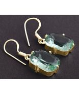 Handmade Sterling Silver Fluorite Oval Shape silver/Gold / Rose Plated E... - $69.07+