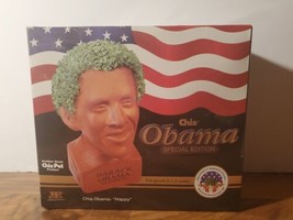 Chia Pet Barack Obama Special Edition Happy Rare Factory Sealed  - £24.65 GBP