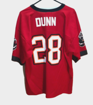 Warrick Dunn #28 Tampa Bay Buccaneers NFL Vintage 90s NFC Red Football Jersey L - $39.08