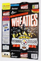 VINTAGE 1996 Wheaties Cereal Box Pittsburgh Steelers AFC Champions - £15.85 GBP