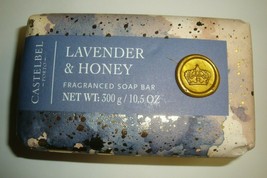 New Castelbel Made in Portugal 10.5oz/300g Large Bath Bar Soap Lavender &amp; Honey - £10.33 GBP