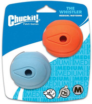 Chuckit The Whistler Ball Toy - Durable Rubber Dog Fetch Toy with Whistl... - £9.31 GBP+