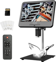 10.1&#39;&#39; Digital Microscope for Adults, Soldering Microscope, Error Coin M... - £215.57 GBP