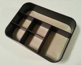 Interdesign Desk Office Dresser Organizer Tray 6 Sections Stackable 6&quot;x8&quot;x2&quot; NEW - £15.64 GBP