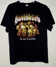 Hatebreed Concert Tour T Shirt Vintage Rise Of Brutality Signatures Netw... - $64.99