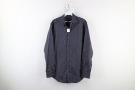 Deadstock Vtg Y2K 2008 Banana Republic Mens Small Slim Fit Striped Button Shirt - £41.89 GBP