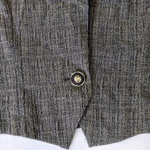 Vintage Perceptions by Irene B. Women's 12 Black/Cream One-Button Blazer Jacket image 13