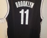 ADIDAS NBA BROOKLYN NETS BROOK "BROOKLYN" LOPEZ NICKNAME JERSEY MEN'S XL - $29.69