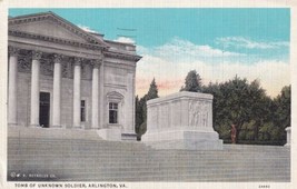 Arlington Virginia VA Tomb of Unknown Soldier 1937 Postcard C07 - £2.23 GBP