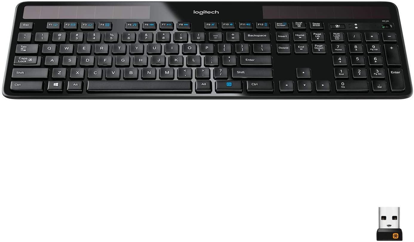 Logitech K750 Wireless Solar Keyboard for Windows Solar Recharging Keyboard 2.4G - £49.05 GBP