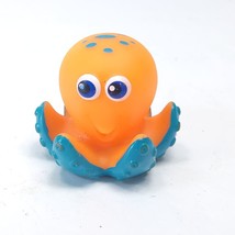 2006 Munchkin Octopus Orange / Blue Bath Toy Kids Plastic / Rubber - £2.35 GBP