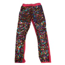 Pink Sequin Sparkly Sz 6 Girls Leggings - $7.68