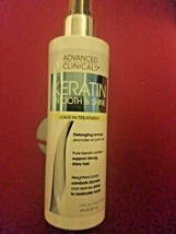 Keratin Smooth &amp; Shine Leave In Treatment Promotes Smooth,Strong And Shiny Hair - £14.04 GBP