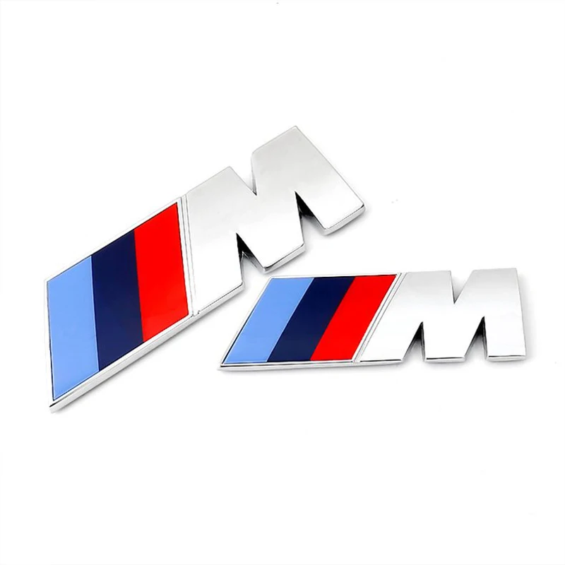 2pcs M  Car Emblems Stickers s Wing Side  Car Styling Logo For  M3 M5 320 325 E3 - $74.93