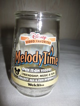 Collector Glass Disney Melody Time Showing Donald Duck Welch's 1998 - $9.95