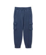 Wonder Nation Boys Fleece Jogger Pants LARGE (10-12) Slate Grey Drawstring - $17.99