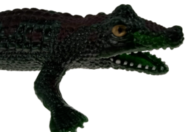 Crocodile Toy Major Life Like Stretchable Squishy Alligator Croc Toy Beaded Blip - £8.79 GBP