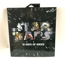 Star Wars 15 Days of Socks Kids Youth Crew Quarter No Show Size M 9-2.5 - $19.34