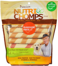 Nutri Chomps Wrapped Twist Dog Treat Assorted Flavors 12 count Nutri Chomps Wrap - £27.93 GBP