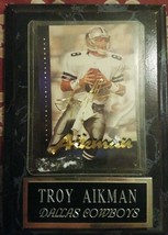 Troy Aikman Card Plaque - £27.54 GBP