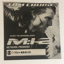 Mission Impossible 2 MI II TV Guide Print Ad Tom Cruise TPA5 - £4.66 GBP