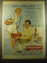 1950 Budweiser Beer Advertisement - nothing like it - £14.78 GBP