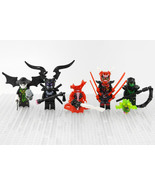 5Pcs Mr. E Morro The Omega The Skull Sorcerer Fangtom Ninja Minifigures Set - £11.31 GBP