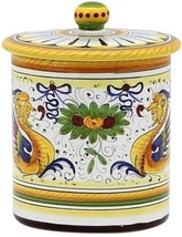 Canister RAFFAELLESCO DELUXE Deruta Majolica Small Ceramic - £117.73 GBP