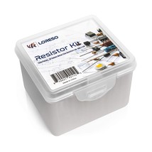 LORESO Resistor Assortment Kit Box - Case of 1200 Pieces 38 Value 1/4W 1... - £27.01 GBP