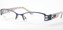 Vintage OU 04.335.02 Antique Bleu / Multicolore Unique Rare Lunettes 47-17-140mm - £71.79 GBP