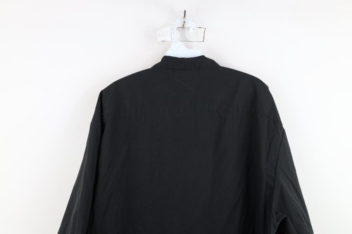 Vintage 90s Mens XL Faded K100 Radio Country Panel Color Block Button Shirt Item image 14