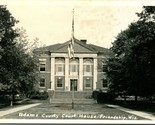 Vtg Postcard RPPC 1940s Friendship Wisconsin WI - Adams County Courthous... - £13.10 GBP