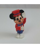 Vintage Mickey Mouse Wearing Red Tuxedo 2.25&quot; Collectible Figure Rare - $166.60 MXN