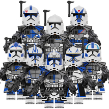 8pcs Star Wars Minifigure 501st Legion Clone Troopers Tup Kix Echo Rex - $12.89