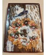 LEANING TREE Christmas Cards with Envelopes. Bue Jay Bird &amp; Snow  Box of... - $25.79 CAD