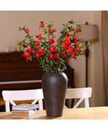 7 fruits Artificial pomegranate fake flower fall decor autumn fruit stem... - $293.32 MXN