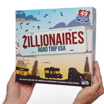 Zillionaires Road Trip USA: Family Board Game for Kids and Adults, Board... - $14.84