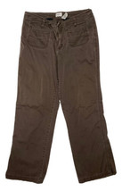 Chico&#39;s Women Size 1.5 (Measure 32x28) Brown Straight Pants Fake Pockets - £5.22 GBP