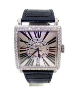 Franck Muller Master Square 6000 35mm 18k White Gold Diamond Bezel - €11.280,38 EUR